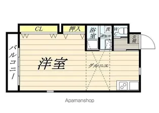 メイフェア三沢【1階】の間取り