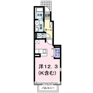 ピアコートⅠ【1階】の間取り