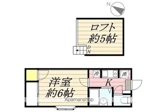 アゼリア吉塚【1階】の間取り