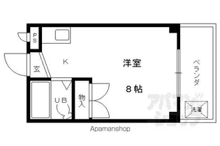 サンアヴェニュー長岡京【307号室】の間取り
