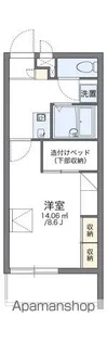 レオパレスアデッソⅠ【307号室】の間取り