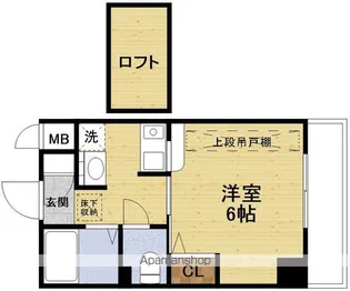 エステムコート新大阪Ⅲステーションプラザ【6階】の間取り