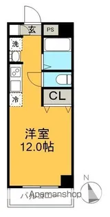 1Rの間取り画像