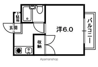 カルチェヴィラ吉勇【301号室】の間取り