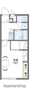 レオパレス竹寅【202号室】の間取り