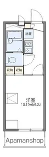 レオパレスグリーンピット【204号室】の間取り