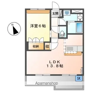 エスポア21【2階】の間取り