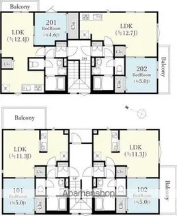 東京都杉並区永福3丁目【マンション】の間取り