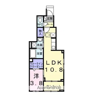 クレストールⅣ B【1階】の間取り