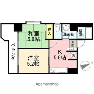 サンヴェール飯能【3階】の間取り