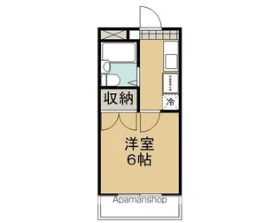 ラ・シャンブル【111号室】の間取り