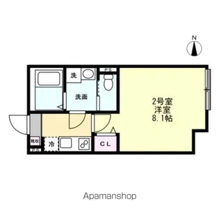 ベイルーム海老名アスター【1階】の間取り