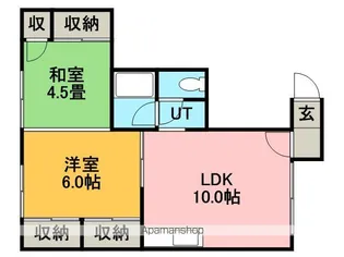 ドミール前田【3階】の間取り