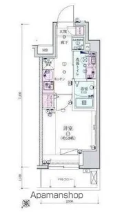 リヴシティ横濱宮元町【9階】の間取り