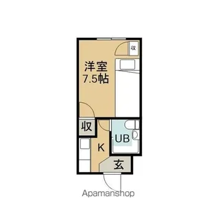 エル茶畑【405号室】の間取り