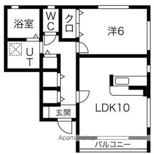 フィオーレ 向日葵【1階】の間取り