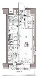 デュオステージ横濱赤門通り【3階】の間取り