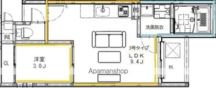 REGALEST 新大江【1階】の間取り