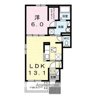 ノアーズアークテラス【1階】の間取り