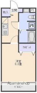 タウンコート鳴門【302号室】の間取り