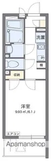 クレイノクレール オオクボ【1階】の間取り
