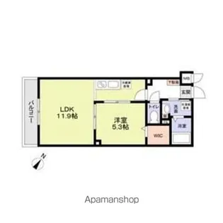 ミリアビタ大森台【2階】の間取り