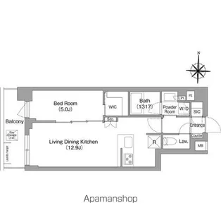 コンフォリア・リヴ永福町【3階】の間取り
