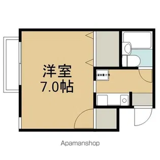 マコー北山【202号室号室】の間取り