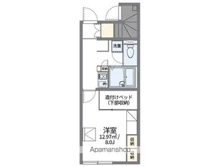 レオパレスOGAWA Y【105号室】の間取り
