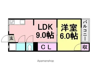 大栄マンション【3階】の間取り