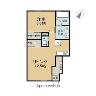 NEXT【102号室】の間取り