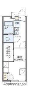 レオパレスパーチェ作新台【2階】の間取り