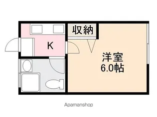 扇町マンション【2階】の間取り