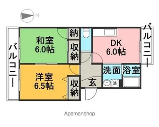 グレイスK【1階】の間取り