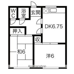 若草苑【2階】の間取り