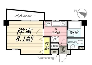 ルビナス・ウエストパレス【2階】の間取り