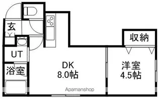 プレシャス壱番館【3階】の間取り