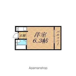 フォレストゲート市岡【4階】の間取り