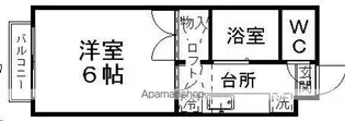 ベルトピア仙台4【207号室】の間取り