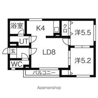 ジュビロ25【2階】の間取り