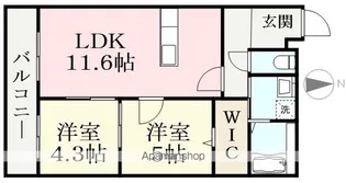 ハートフル ウェルフェア.【A102号室】の間取り