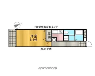 STUDIO N【3階】の間取り