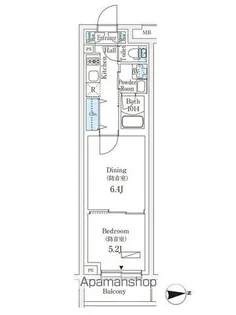 東京都練馬区桜台3丁目【マンション】の間取り
