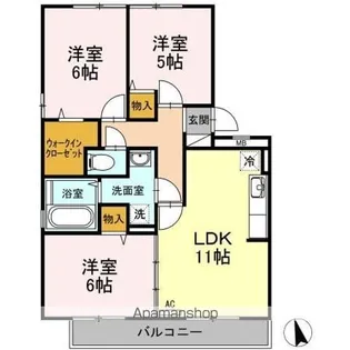 ルコネッサンス【2階】の間取り