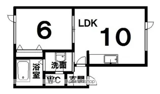 ハイツ夏【101号室】の間取り
