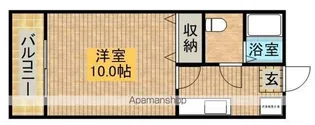 プラテリーア【1階】の間取り