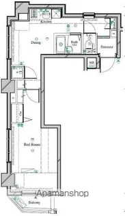 ARTESSIMO LINK BE’RIS【7階】の間取り