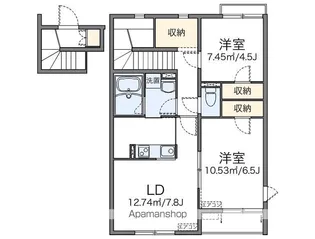 レオネクストエスポワール【2階】の間取り