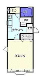 岩手県盛岡市中堤町【アパート】の間取り