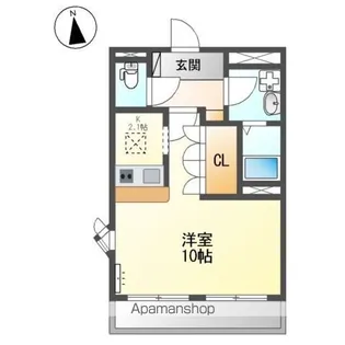 ウッドヴィレッジⅢ【1階】の間取り